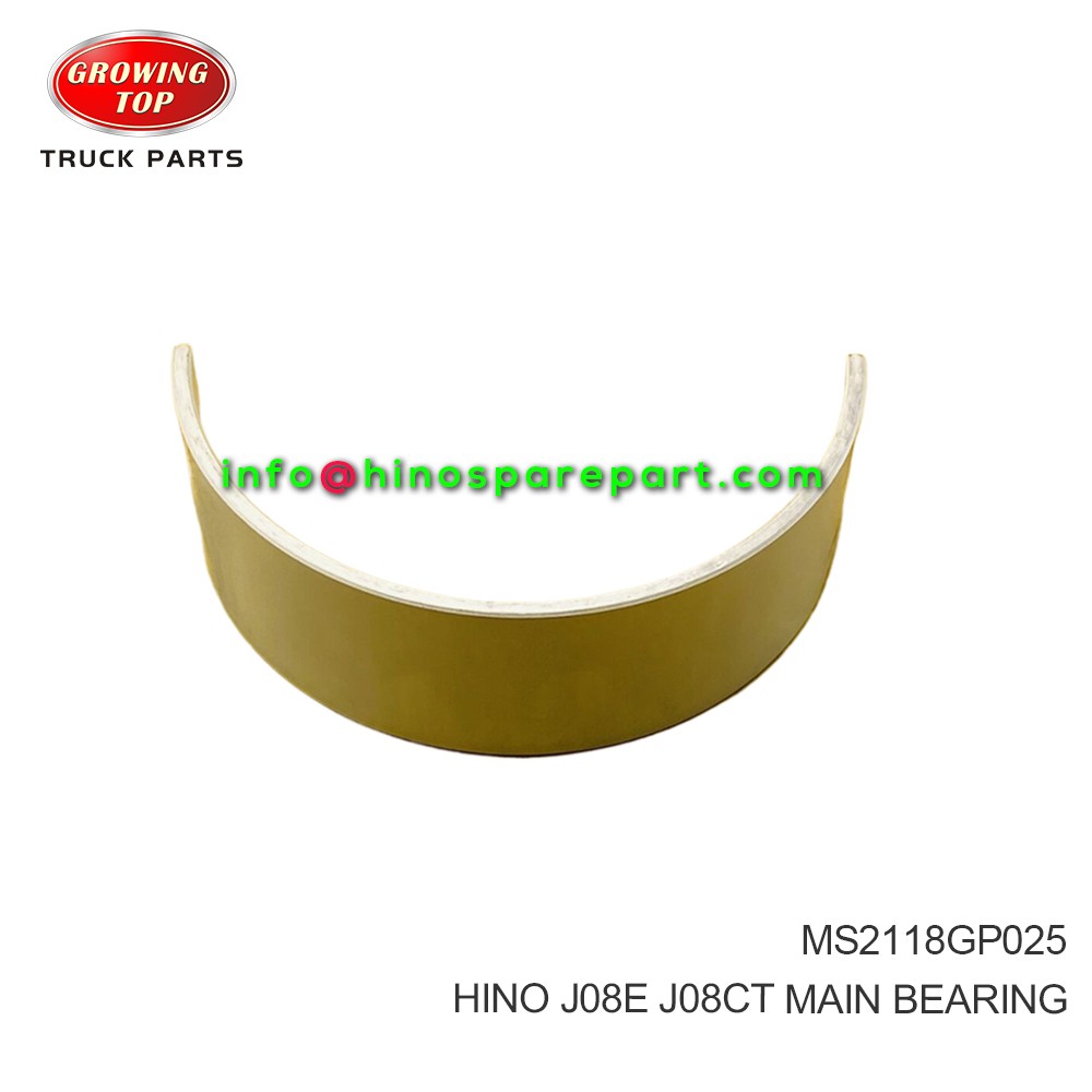 HINO J08E J08CT MAIN BEARING MS-2118GP025