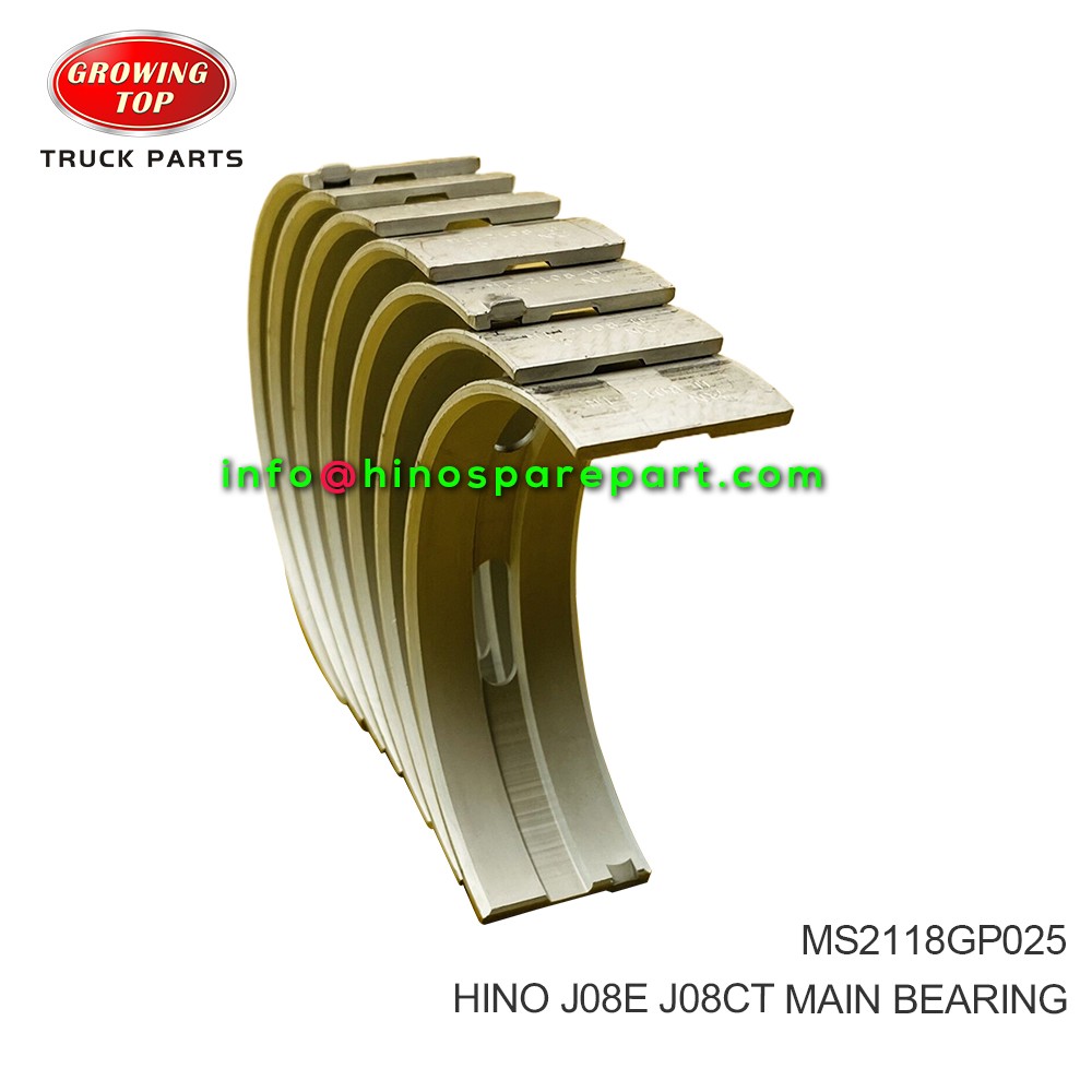 HINO J08E J08CT MAIN BEARING MS-2118GP025