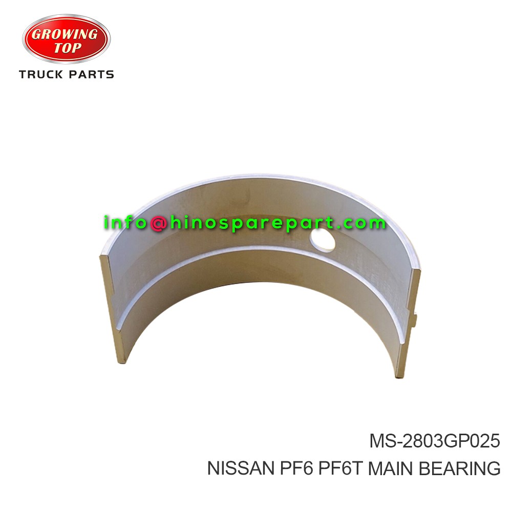 NISSAN PF6 PF6T MAIN BEARING MS-2803GP025