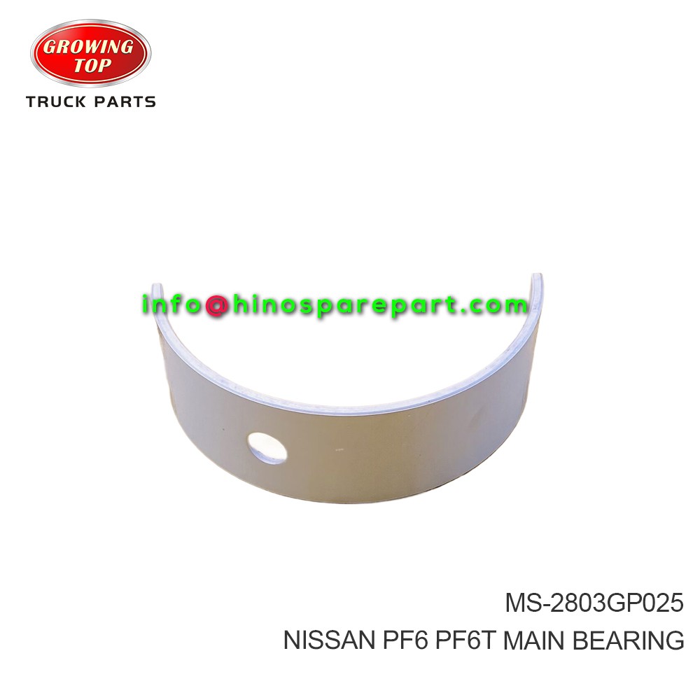 NISSAN PF6 PF6T MAIN BEARING MS-2803GP025