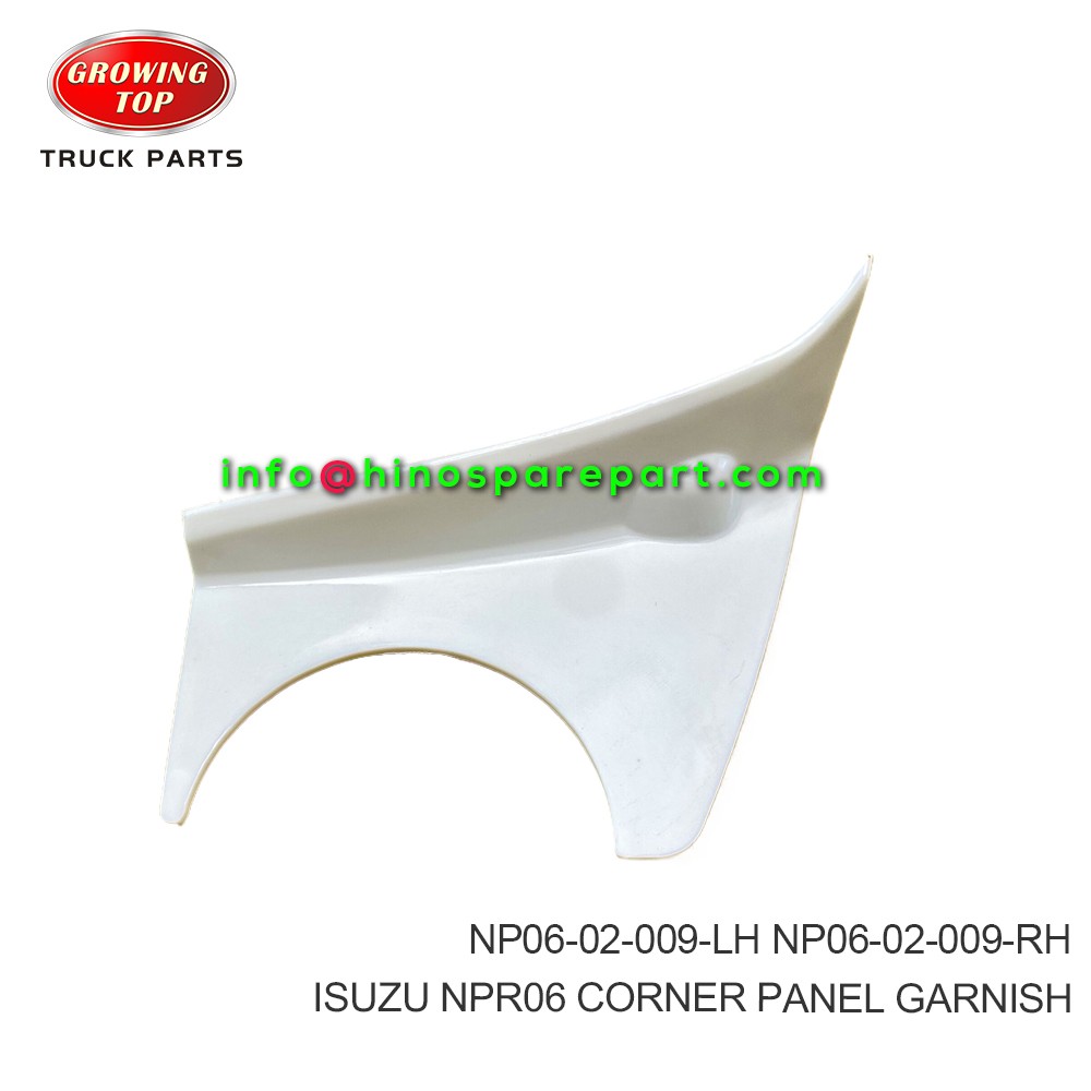 ISUZU NPR06 CORNER PANEL GARNISH NP06-02-009-LH