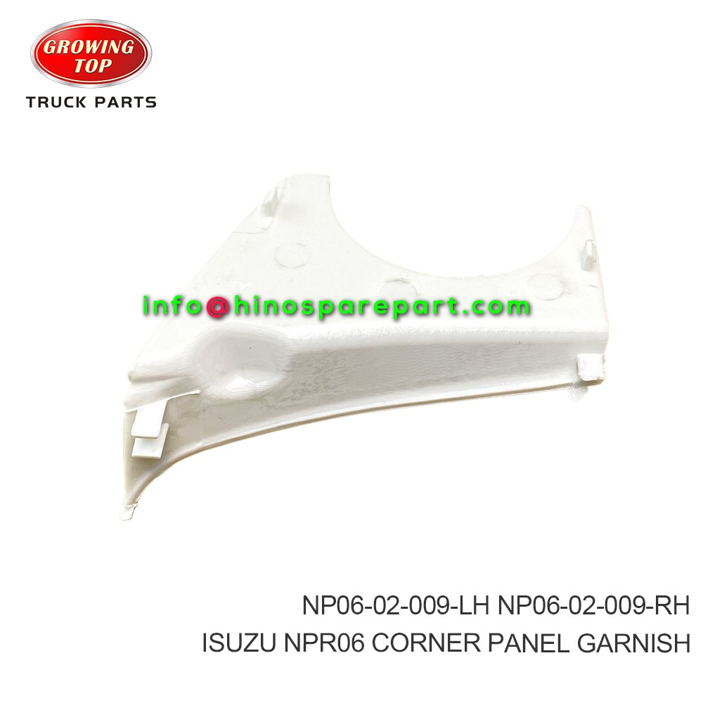 ISUZU NPR06 CORNER PANEL GARNISH NP06-02-009-LH