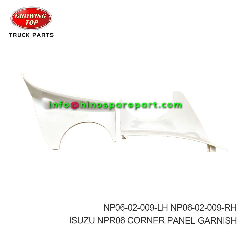 ISUZU NPR06 CORNER PANEL GARNISH NP06-02-009-LH