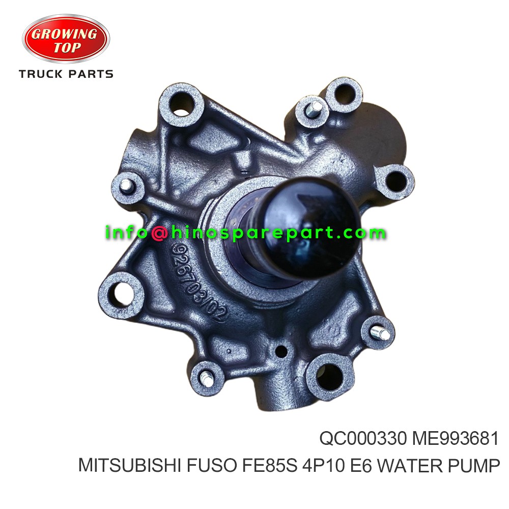 MITSUBISHI FUSO FE85S 4P10 E6 WATER PUMP QC000330