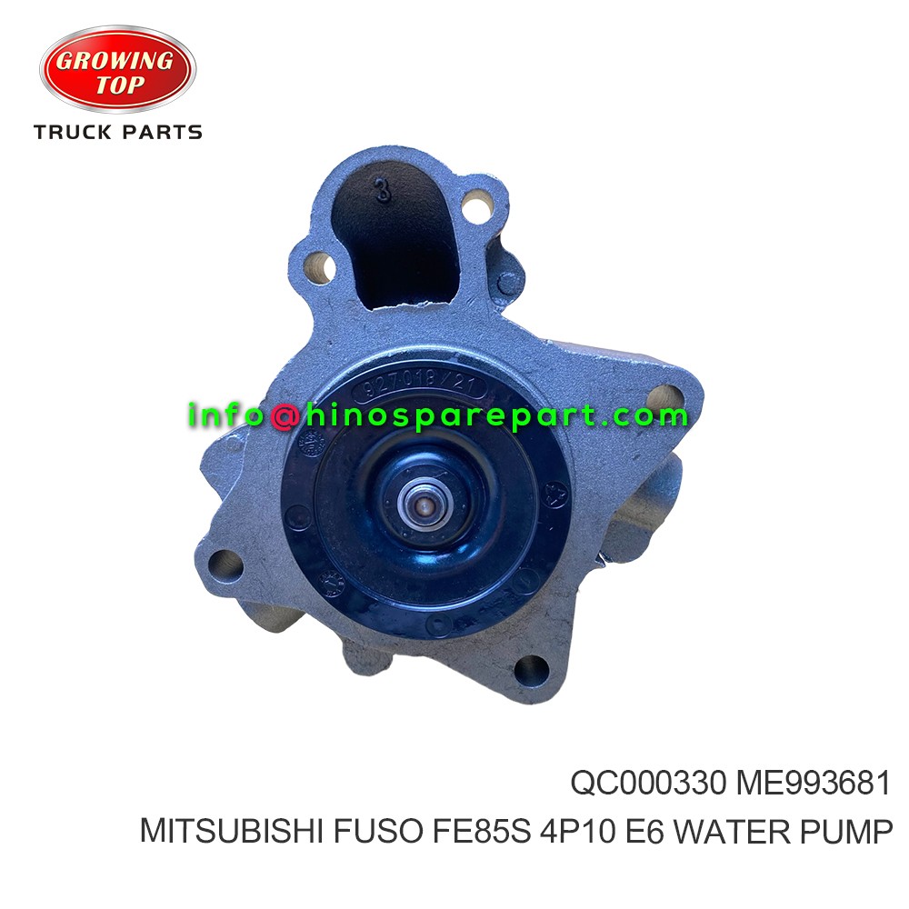 MITSUBISHI FUSO FE85S 4P10 E6 WATER PUMP QC000330