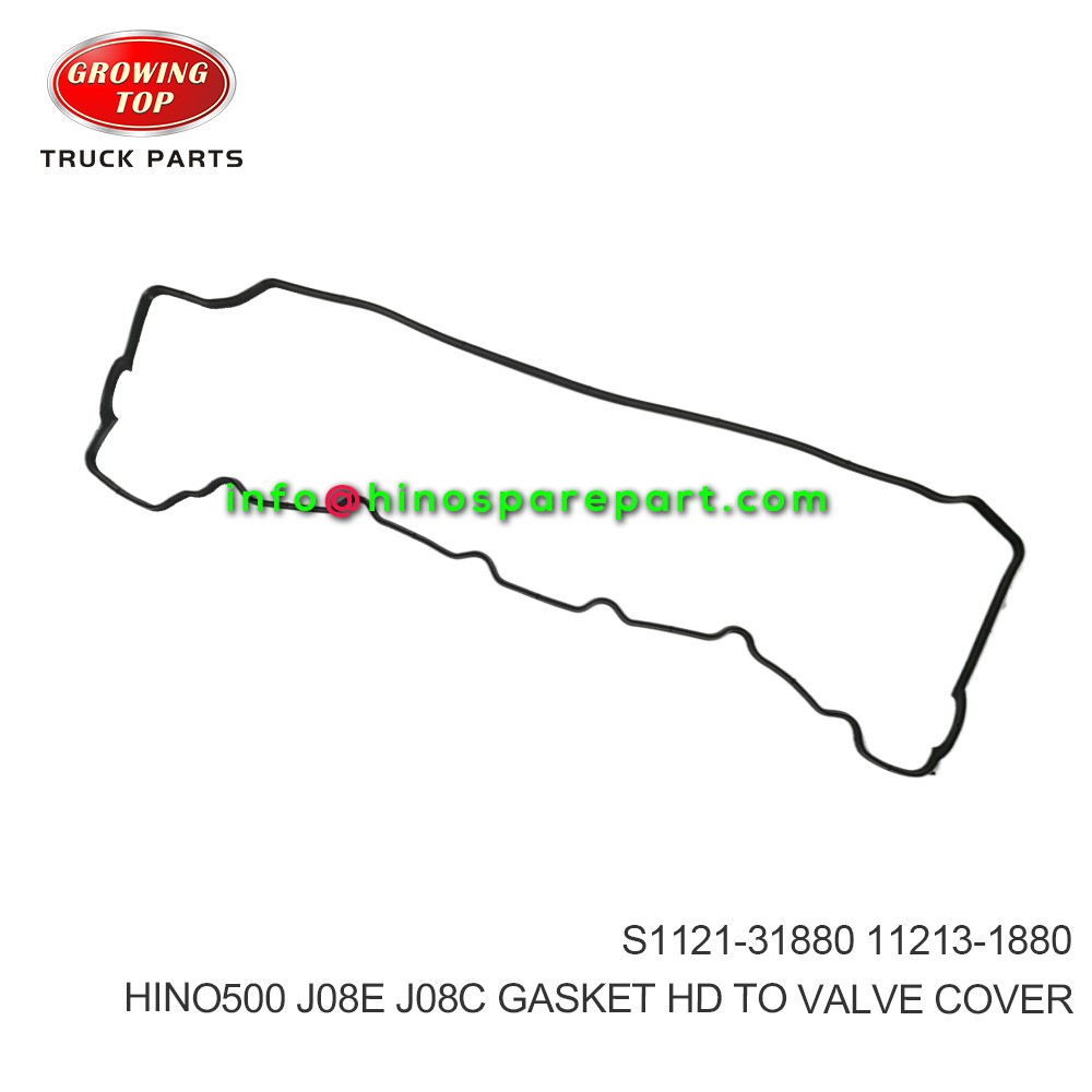 HINO500  J08E J08C GASKET HD TO VALVE COVER S1121-31880