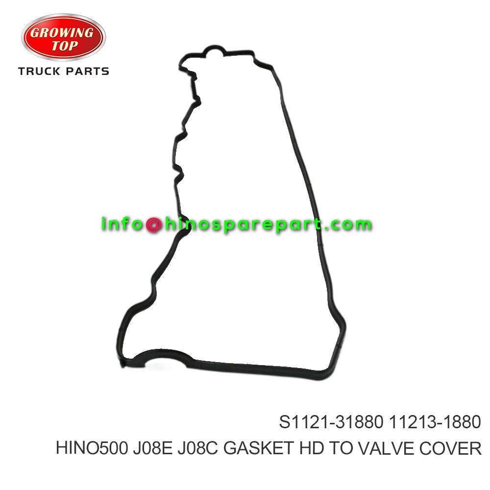 HINO500  J08E J08C GASKET HD TO VALVE COVER S1121-31880