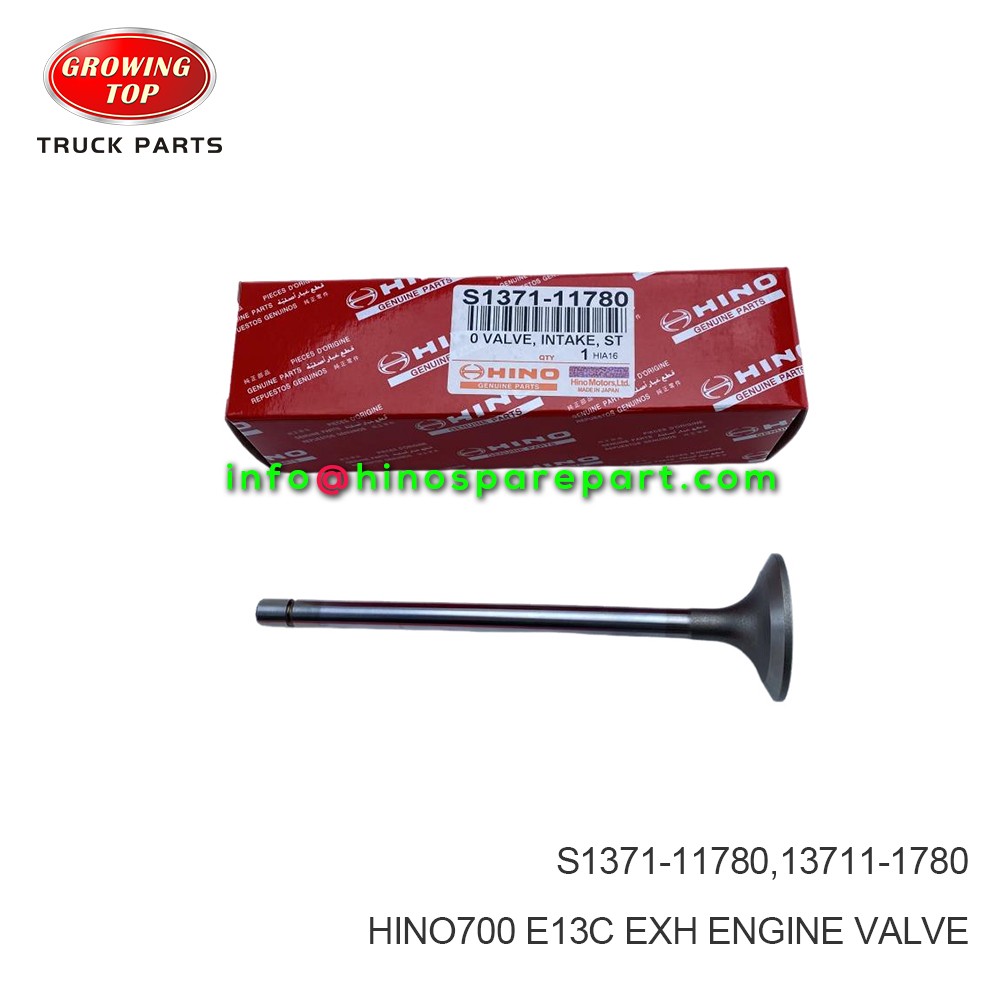 HINO700 E13C EXH ENGINE VALVE  S1371-11780