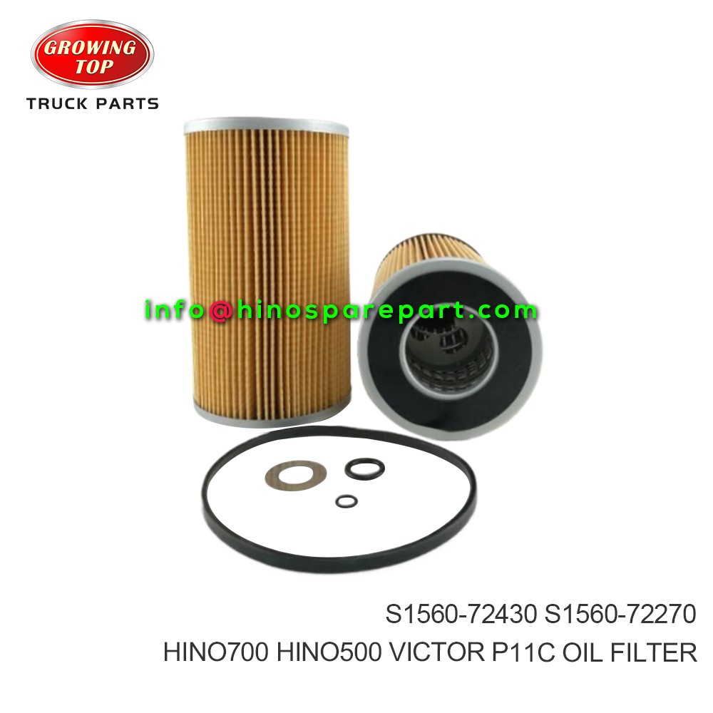 HINO500/700 VICTOR P11C  OIL FILTER  S1560-72430