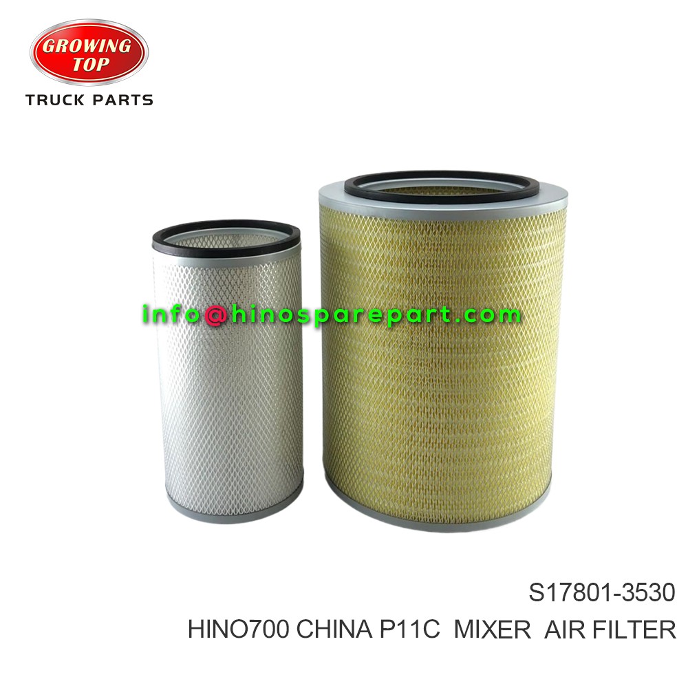 HINO700 CHINA P11C  MIXER  AIR FILTER  S17801-3530