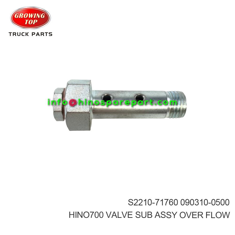 HINO700  VALVE SUB ASSY OVER FLOW  S2210-71760