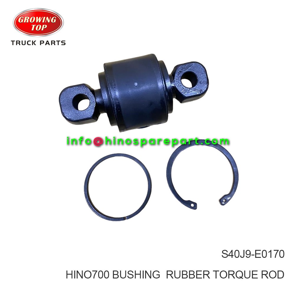 HINO700 BUSHING; RUBBER,TORQUE ROD S40J9-E0170