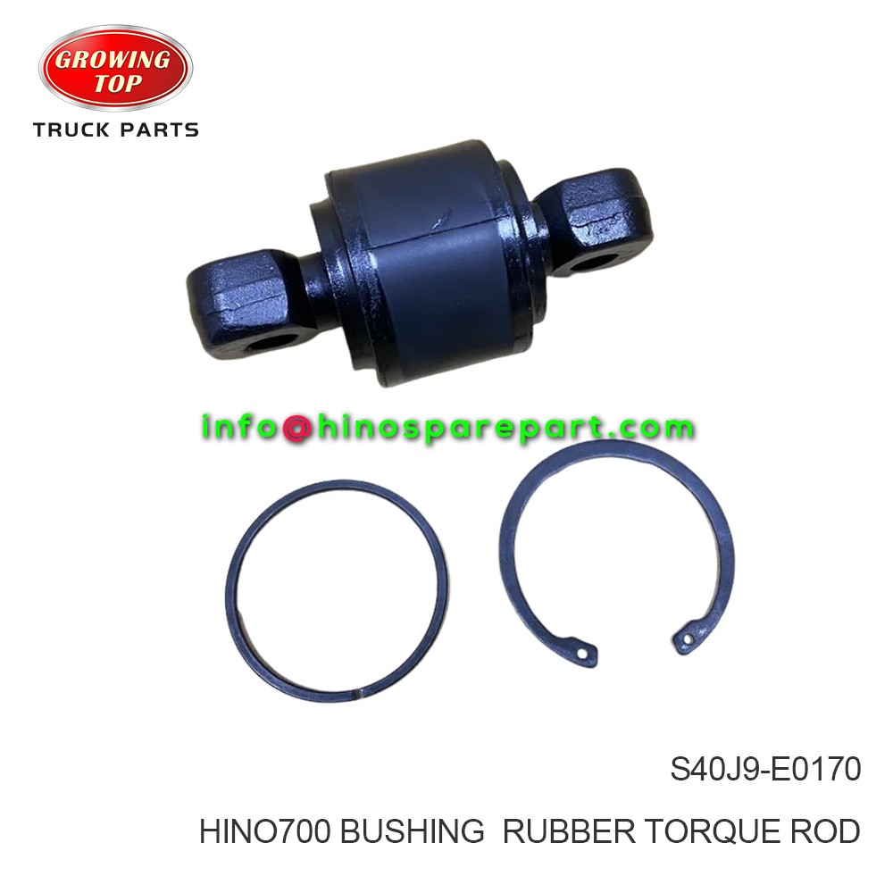 HINO700 BUSHING; RUBBER,TORQUE ROD S40J9-E0170