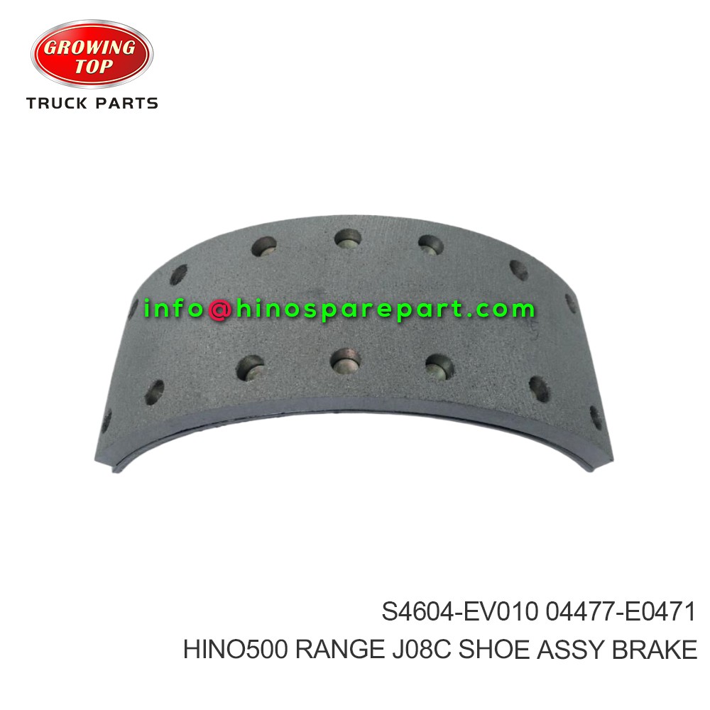 HINO500 RANGE J08C  SHOE ASSY, BRAKE  S4604-EV010