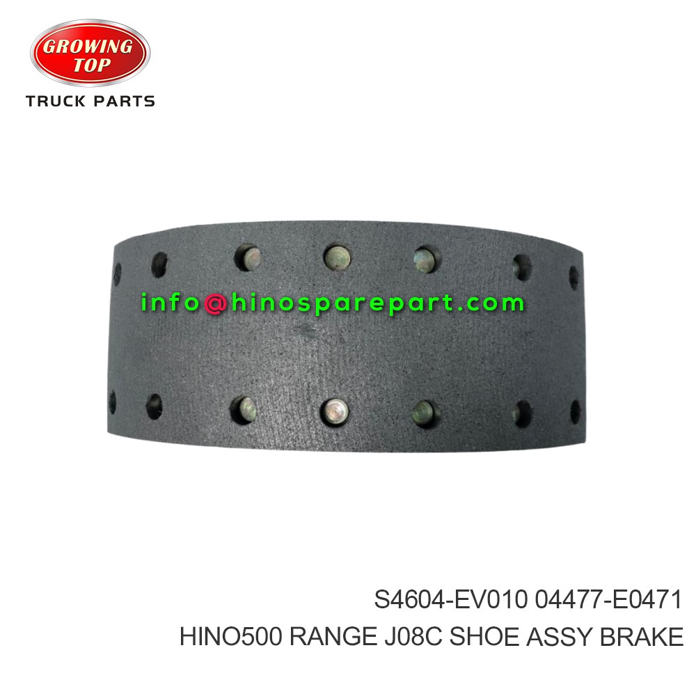 HINO500 RANGE J08C  SHOE ASSY, BRAKE  S4604-EV010