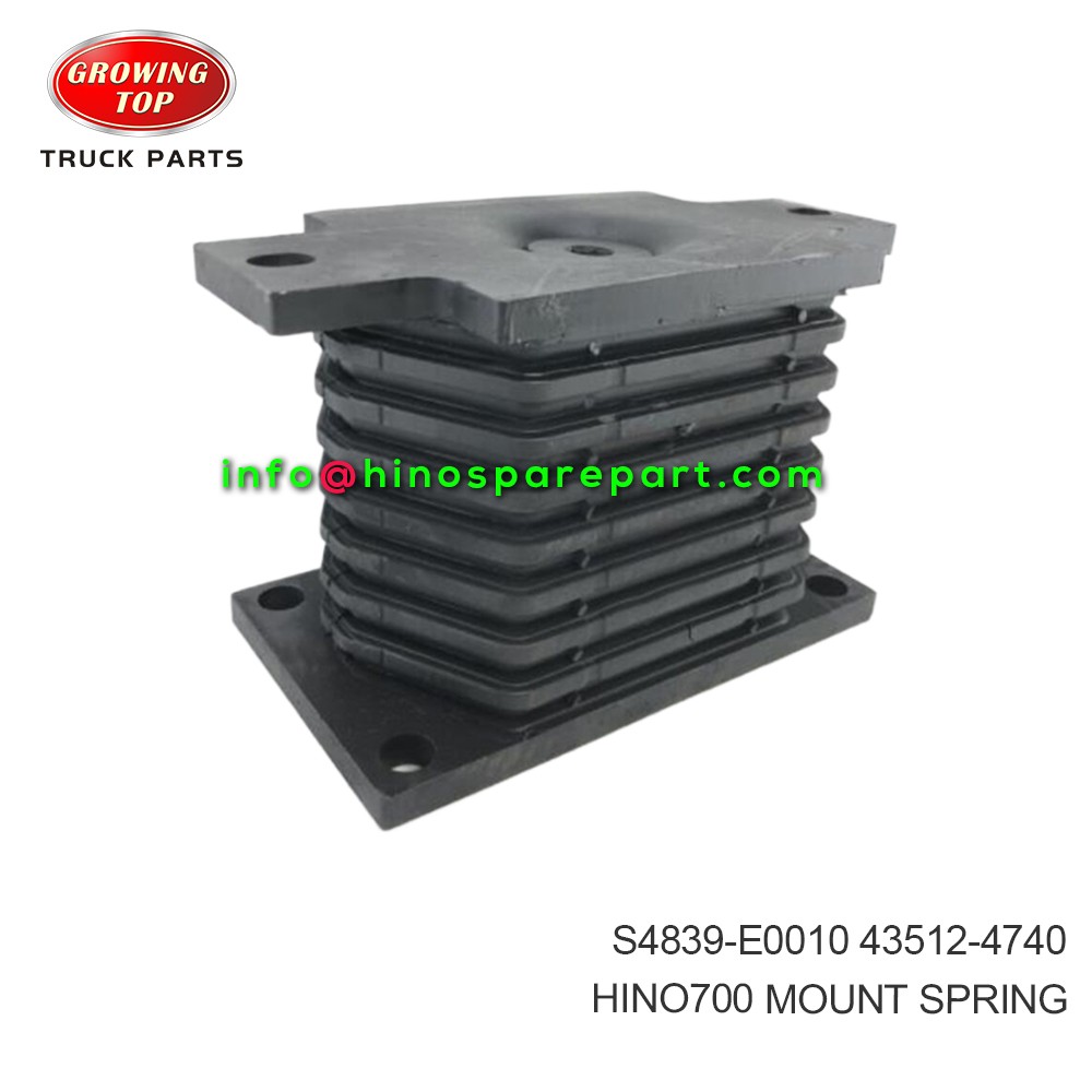 HINO700  MOUNT,SPRING  S4839-E0010