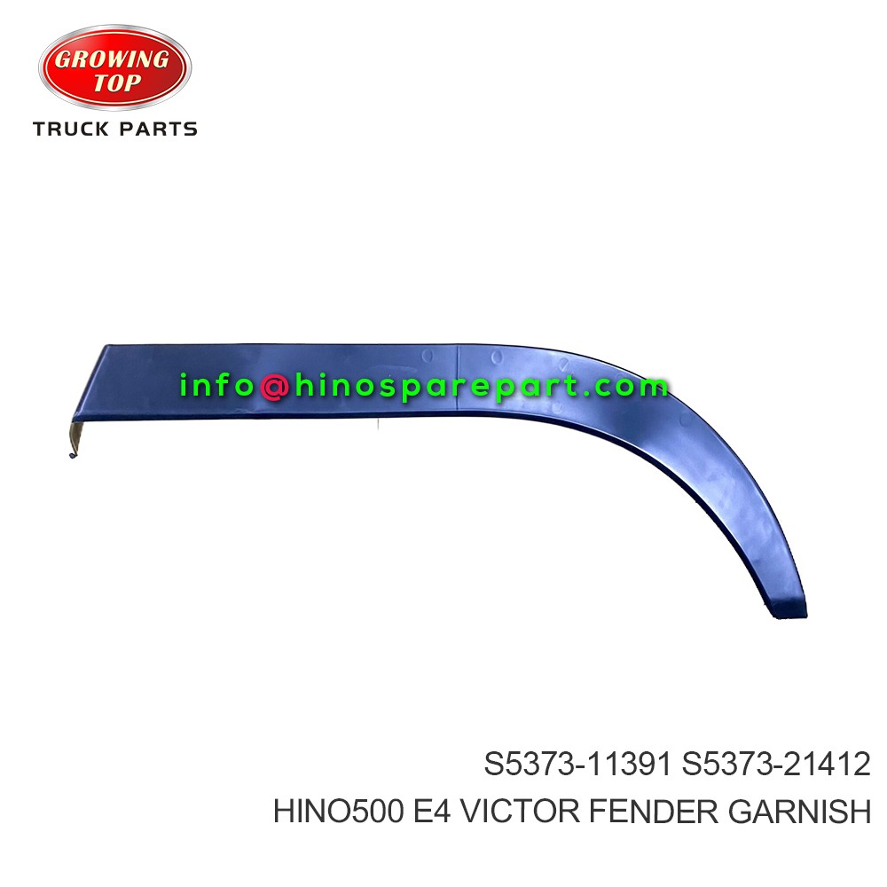 HINO500 E4 VICTOR FENDER GARNISH S5373-11391