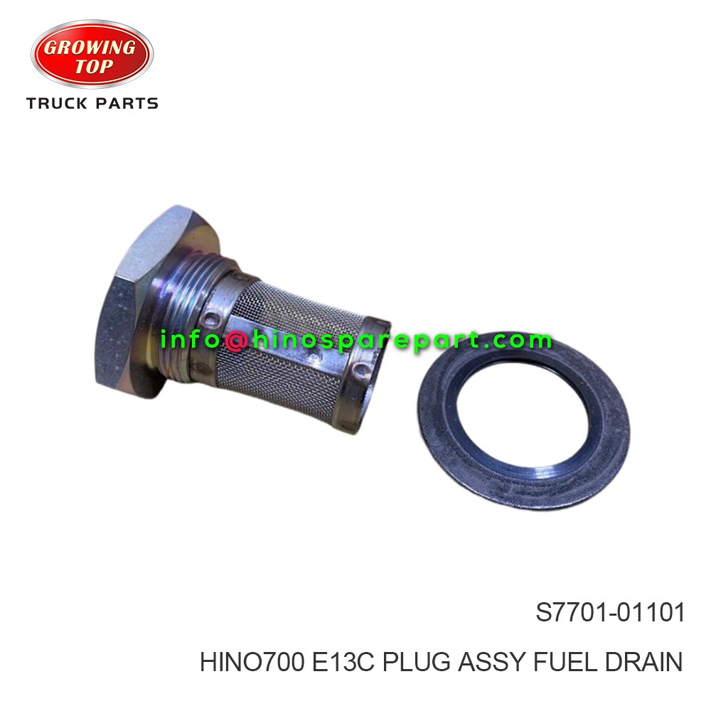 HINO700 E13C PLUG ASSY FUEL DRAIN S7701-01101