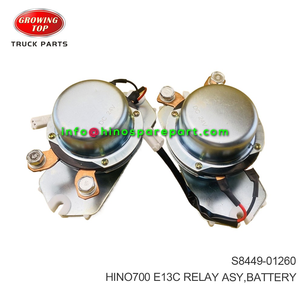 HINO700 E13C RELAY ASY,BATTERY S844901260