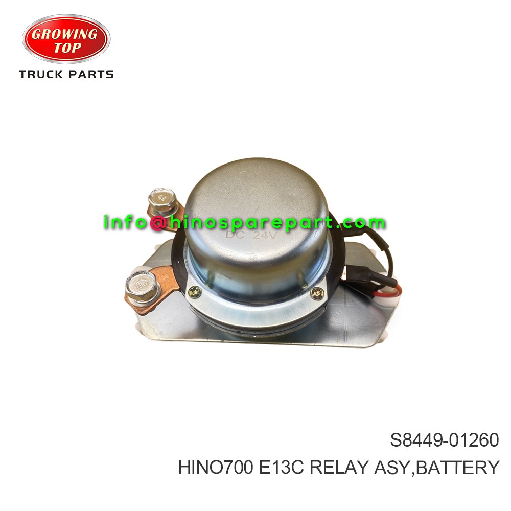 HINO700 E13C RELAY ASY,BATTERY S844901260