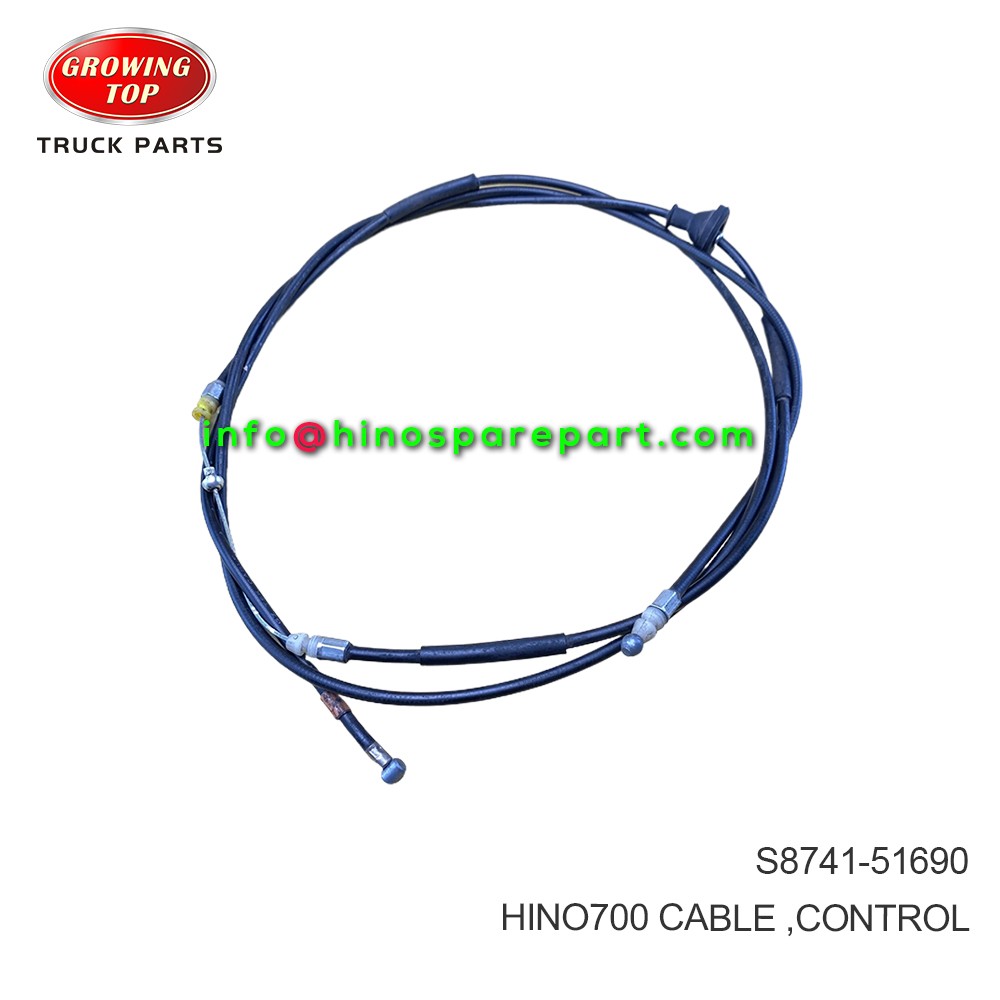 HINO700 CABLE  CONTROL S8741-51690