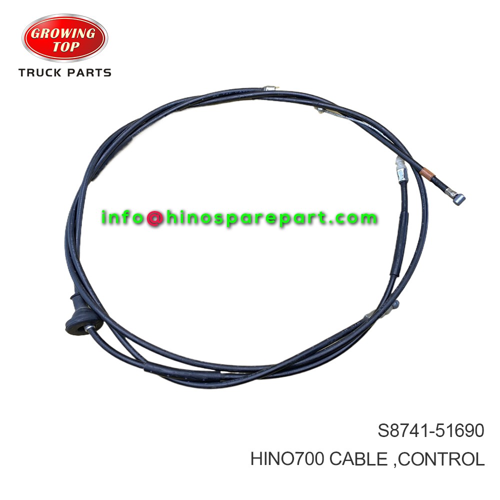HINO700 CABLE  CONTROL S8741-51690