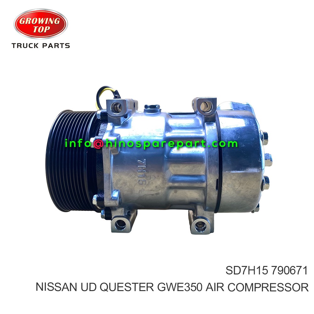 NISSAN UD QUESTER GWE350 AIR COMPRESSOR SD7H15