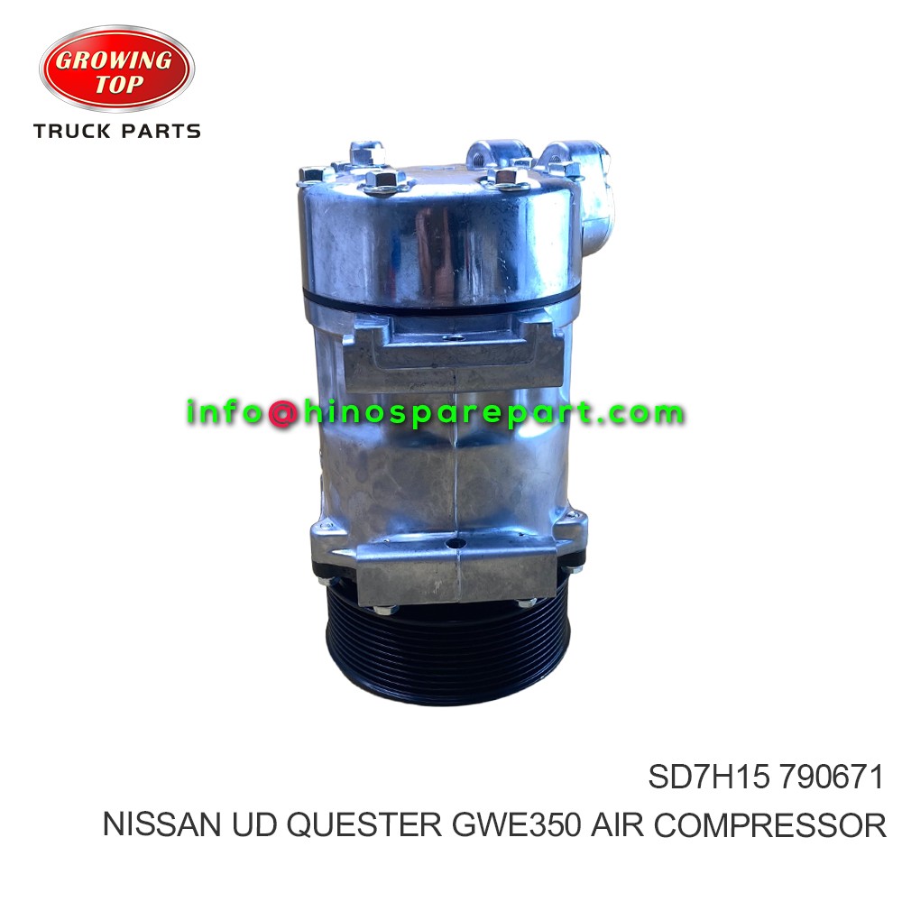 NISSAN UD QUESTER GWE350 AIR COMPRESSOR SD7H15