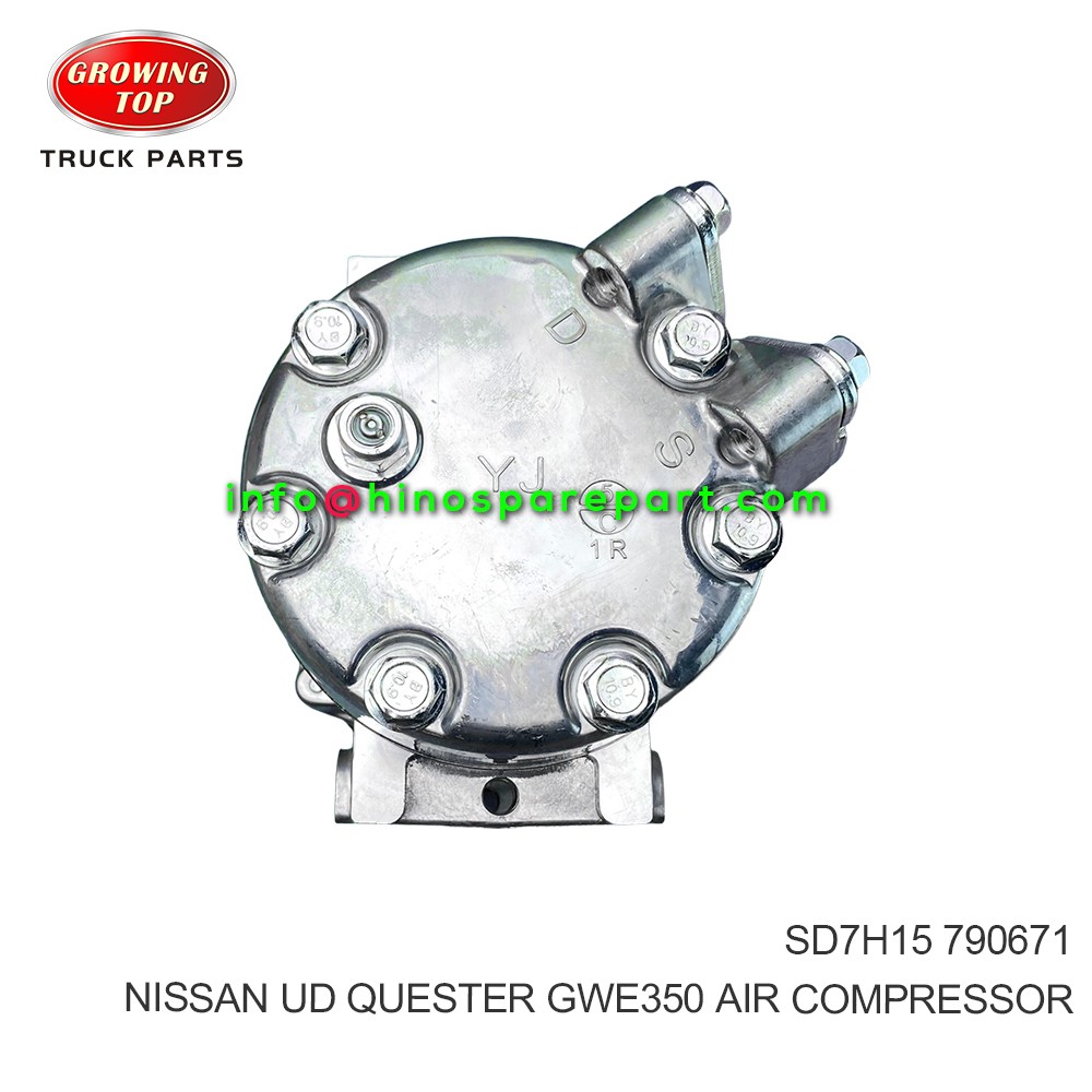 NISSAN UD QUESTER GWE350 AIR COMPRESSOR SD7H15