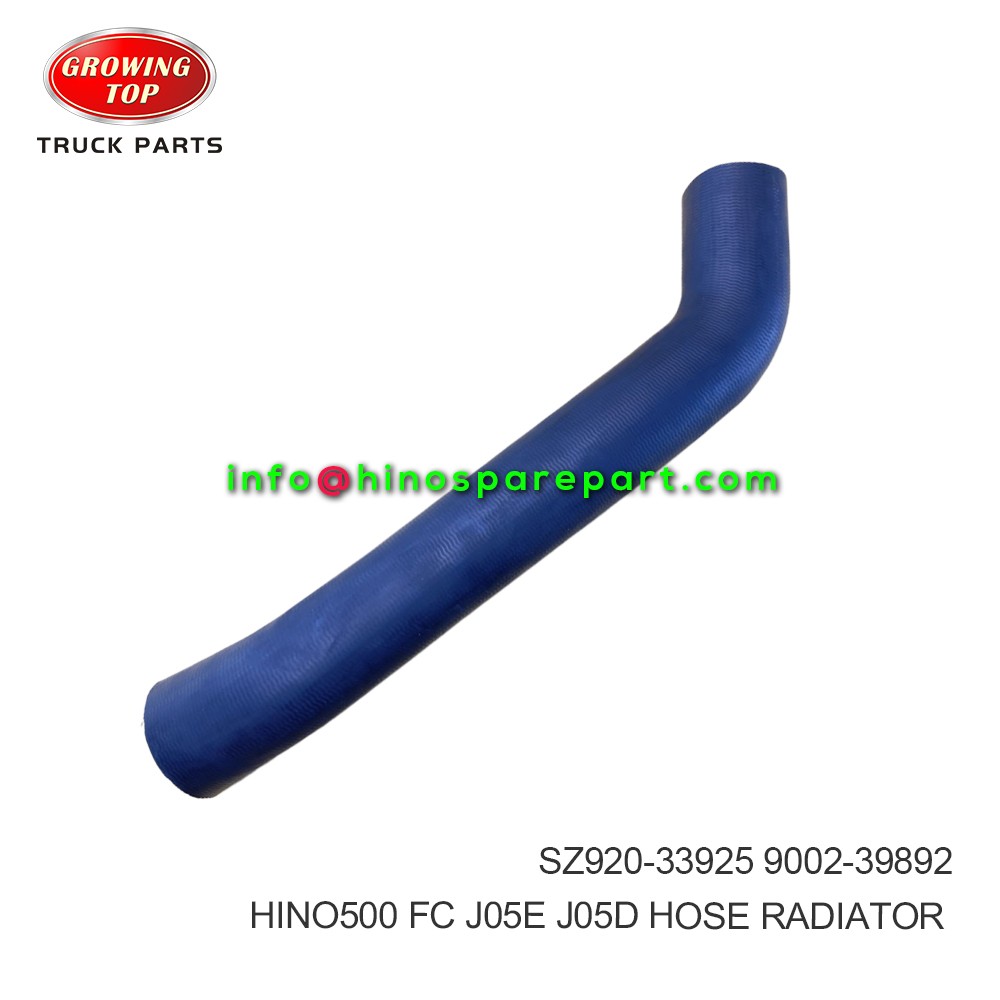 HINO500 FC J05E J05D HOSE RADIATOR  SZ920-33925