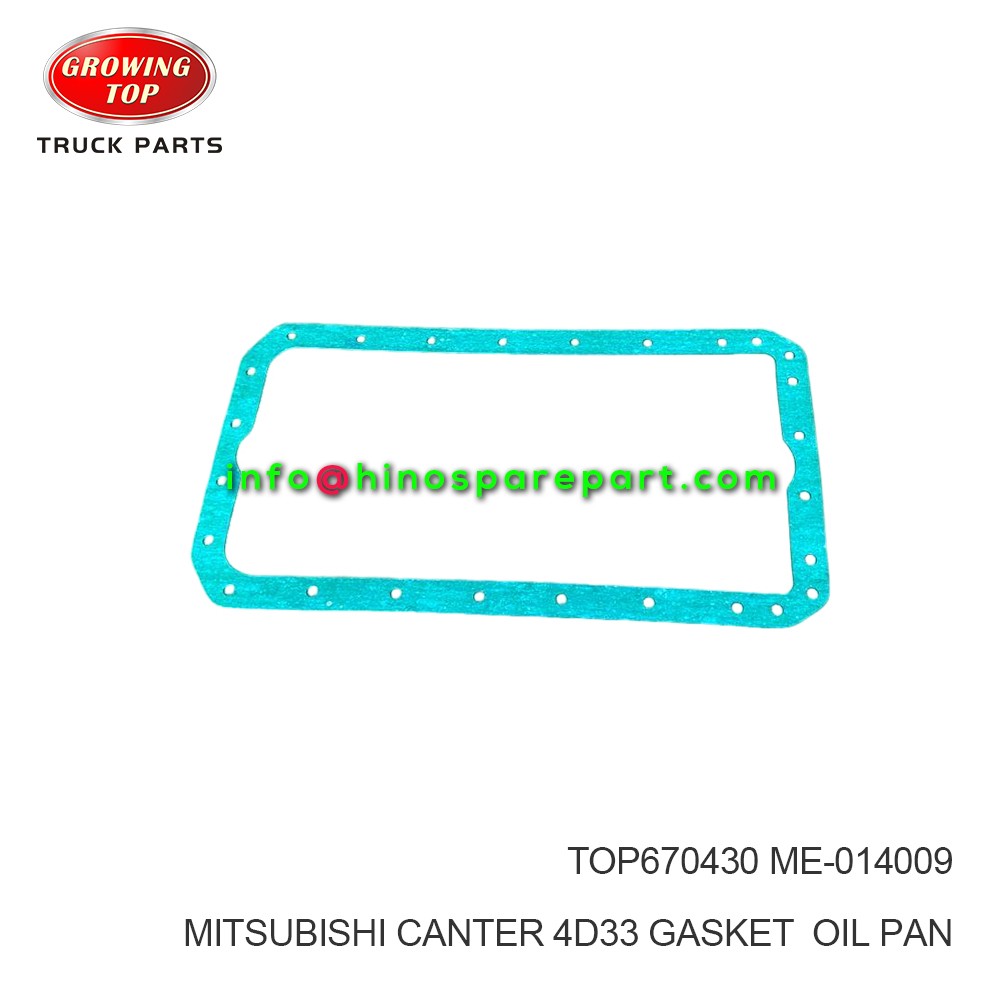 MITSUBISHI CANTER 4D33 GASKET OIL PAN TOP670430 