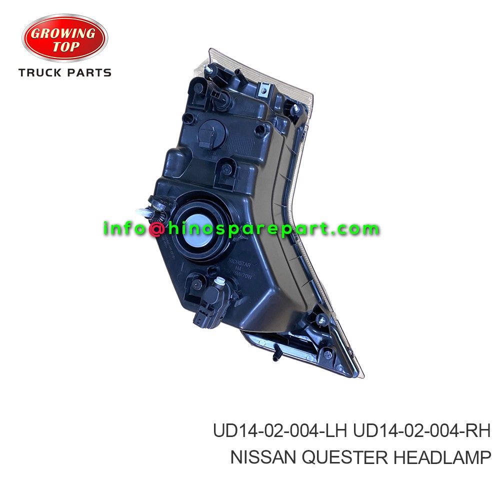 NISSAN QUESTER HEADLAMP UD14-02-004-LH