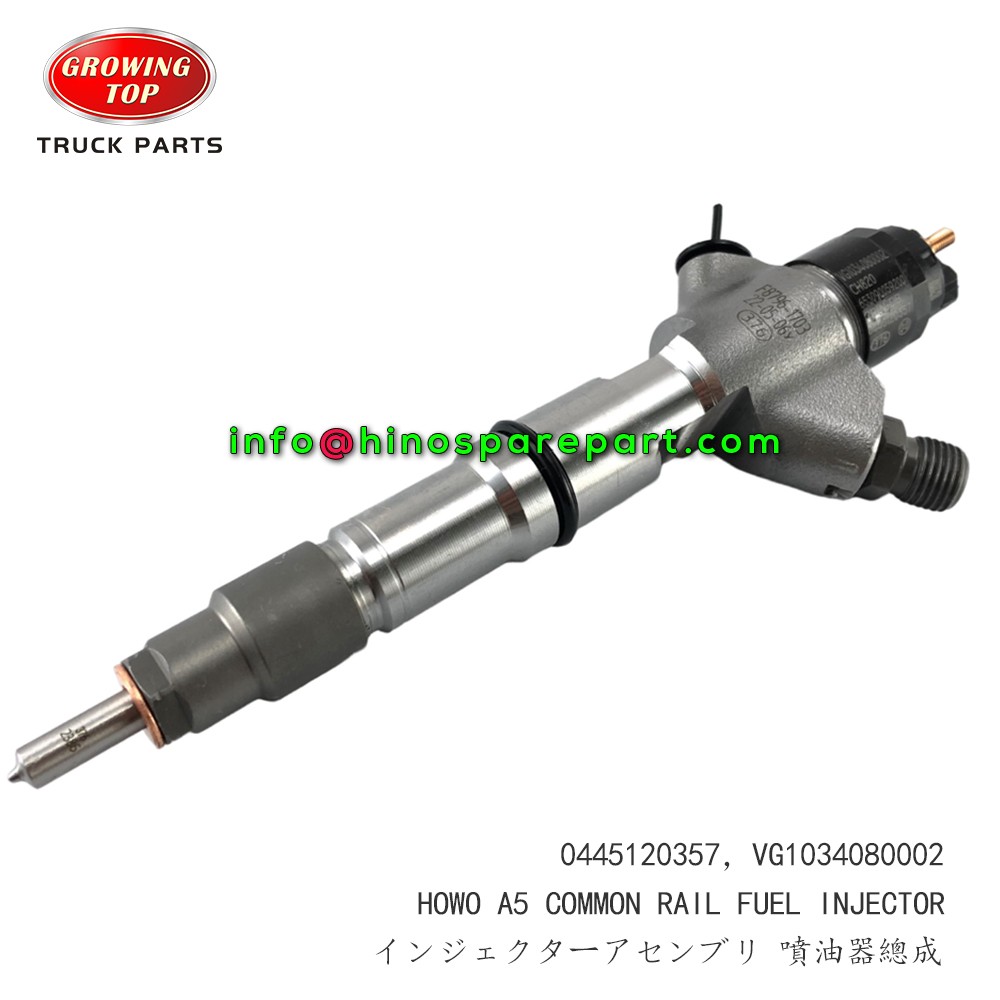 STOCK AVAILABLE HOWO A5 COMMON RAIL FUEL INJECTOR