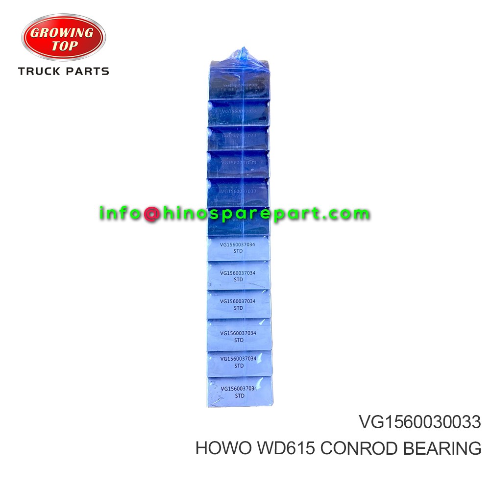 HOWO WD615 CONROD BEARING VG1560030033