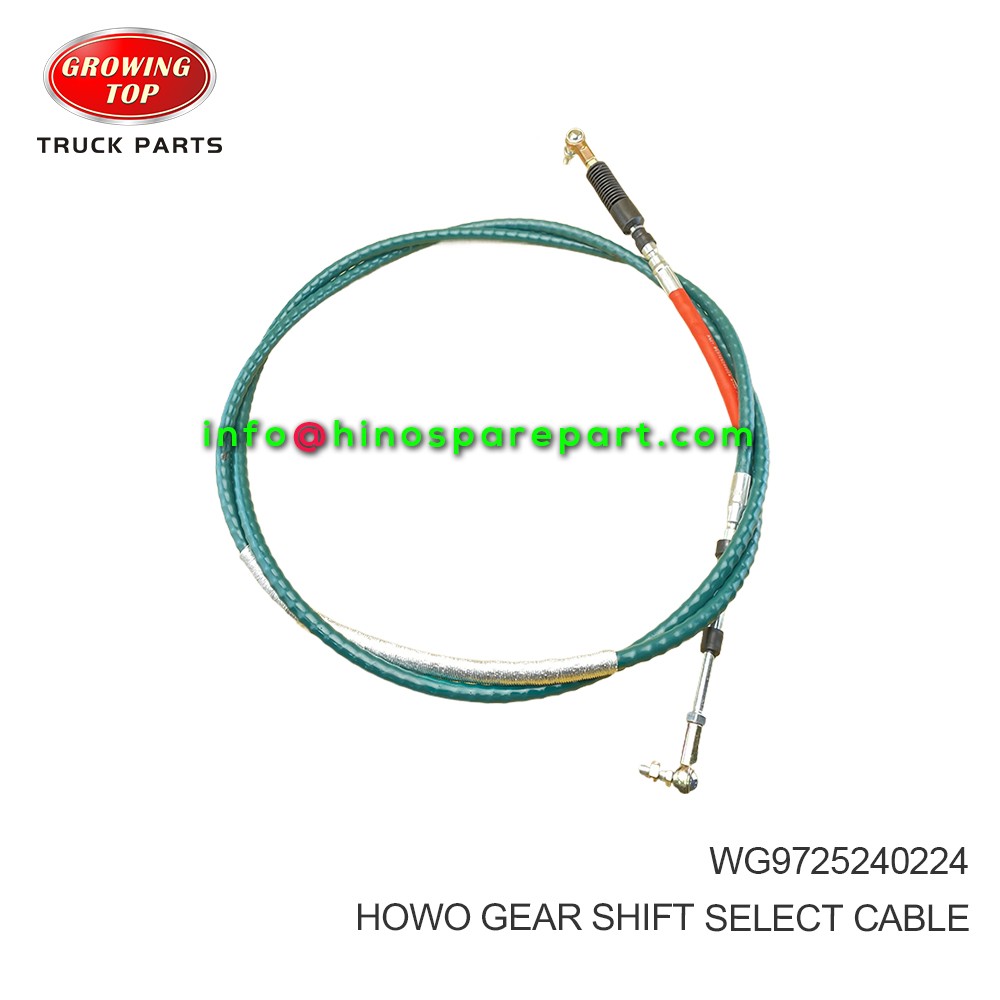 HOWO GEAR SHIFT SELECT CABLE  WG9725240224 