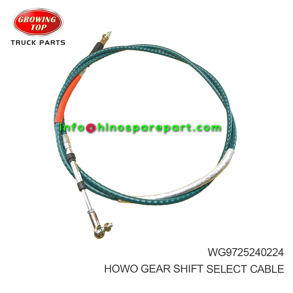 HOWO GEAR SHIFT SELECT CABLE  WG9725240224 