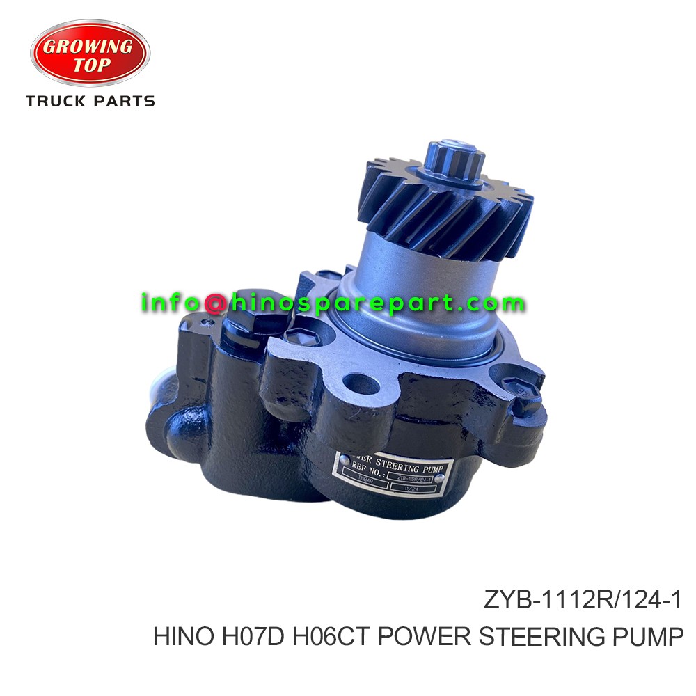 HINO H07D H06CT POWER STEERING PUMP ZYB-1112R 124-1