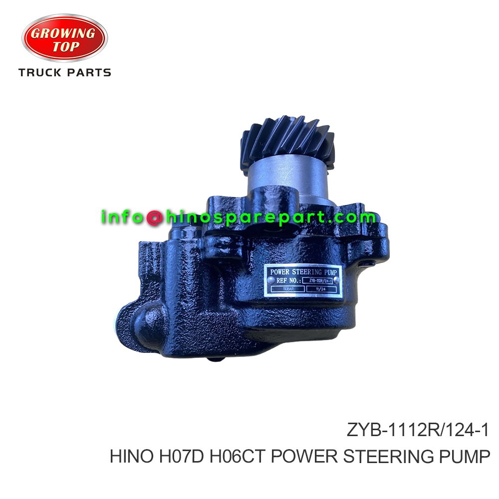 HINO H07D H06CT POWER STEERING PUMP ZYB-1112R 124-1